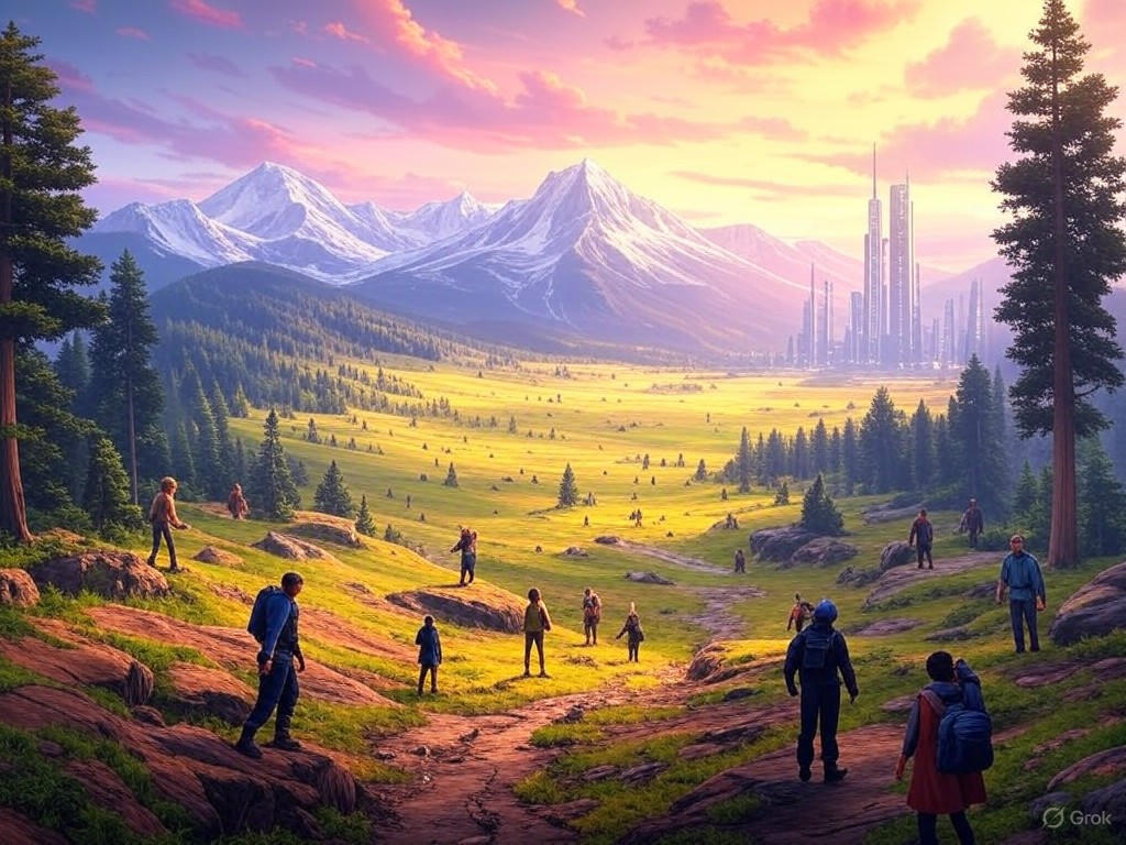 ภาพเกมส์โลกเปิด-ภูมิทัศน์กว้างใหญ่
