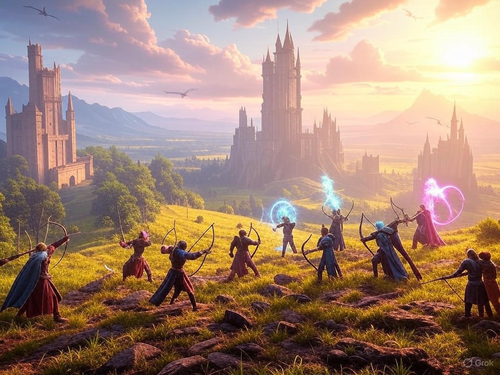 โลกแฟนตาซีของเกม MMORPG